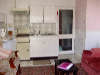 Apartment 6 kitchen and living area
